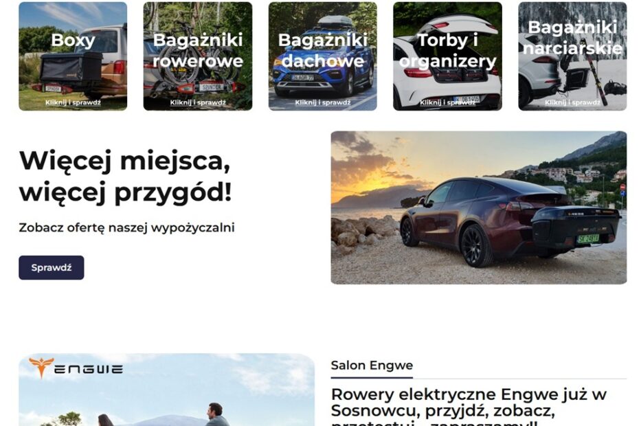 Wypożyczalnia boxów na hak